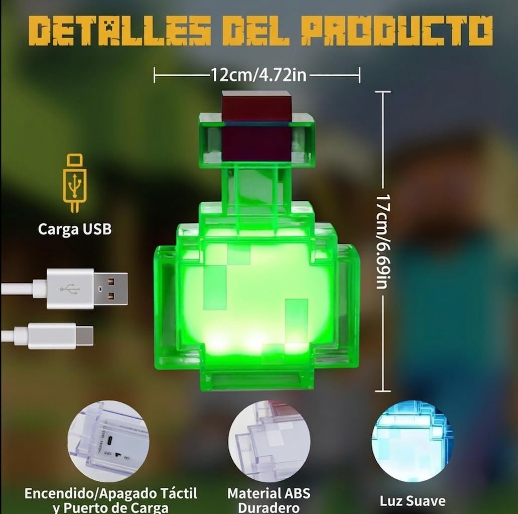 Poción Minecraft RGB